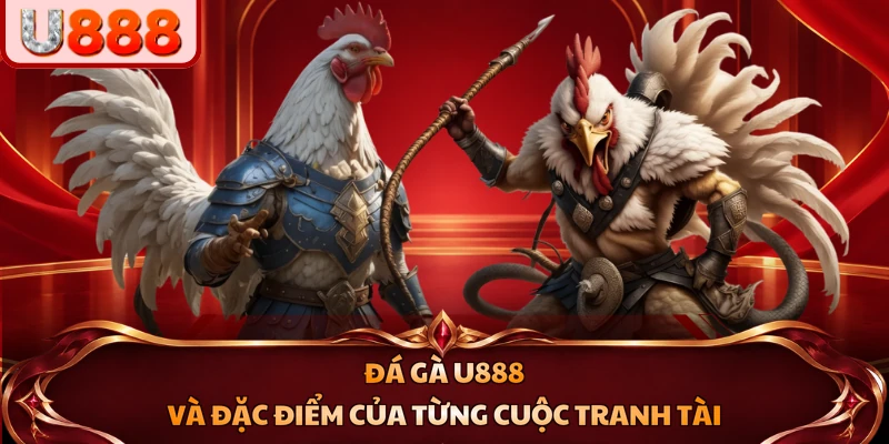 Đá gà U888 và đặc điểm của từng cuộc tranh tài