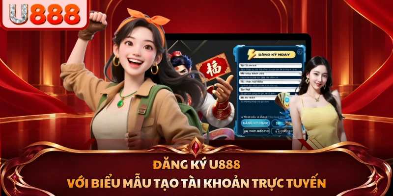 Đăng ký U888 với biểu mẫu tạo tài khoản trực tuyến